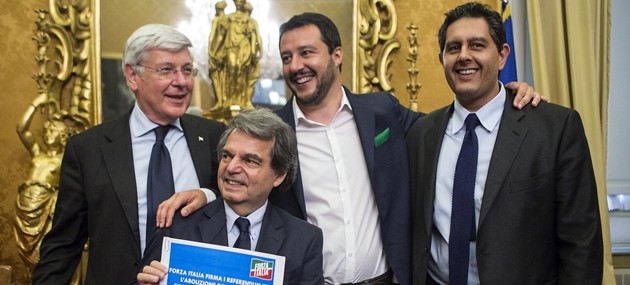Il “blocco” e l’attacco ai vescovi di Salvini rovinano flirt con Forza Italia