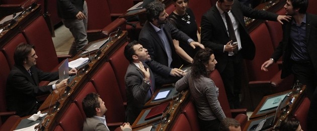 parlamento,deputati,bagarre