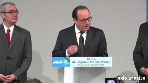 70 anni della France Presse, Hollande difende libertà di stampa