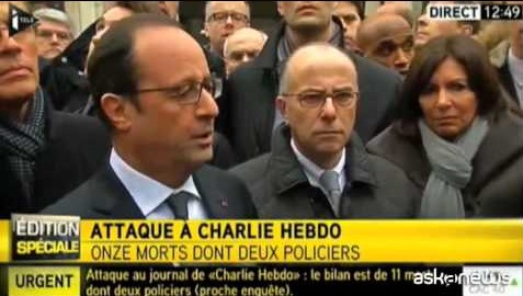 Hollande: a Charlie Hebdo atto di barbarie senza precedenti