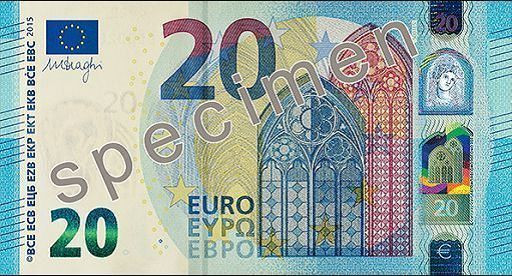Ecco la nuova banconota da 20 euro, simbolo d'integrazione