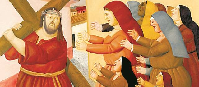 La Via Crucis di Botero per la prima volta in Italia esposta a Palazzo Reale
