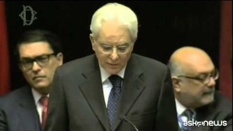 Primo discorso di Sergio Mattarella da Capo dello Stato