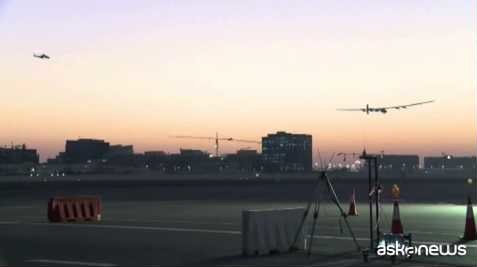 Solar Impulse 2 atterra nell’Oman, prima tappa del giro del mondo