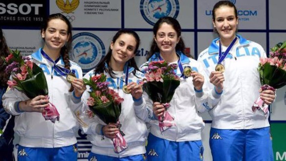 Da sinistra Elisabetta Bianchin Erica Cipressa Camilla Rivano Claudia Borella