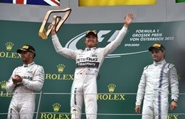Gp Austria, vince Rosberg davanti a Hamilton poi Massa. Vettel quarto