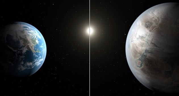 Kepler 452b terra spazio