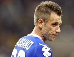 Samp calcio, problema muscolare per Cassano