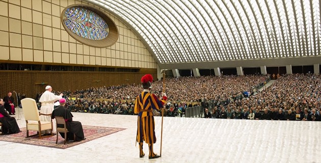 papa francesco sala nervi