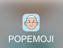 Papa Francesco in un’App. Ecco #Popemoji, sticker e gif animate