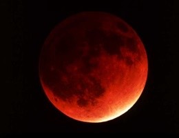 Domenica naso in su per l’eclissi della ”Superluna rosso sangue” (video)