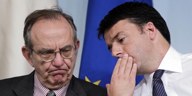 Renzi-Padoan separati in casa. Scontro dal fisco alle pensioni