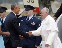 Papa Francesco è arrivato negli Stati Uniti