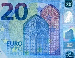 Ecco la nuova banconota da 20 euro e perché è più difficile falsificarla