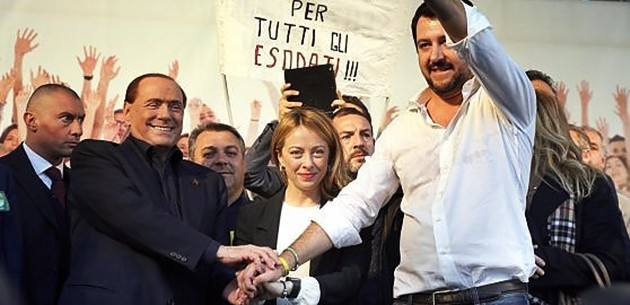 berlusconi meloni salvini