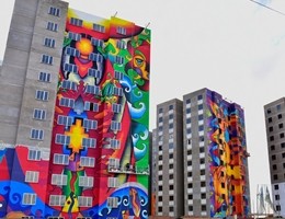 Murales grandi come palazzi, artista boliviano punta al guinness (video)
