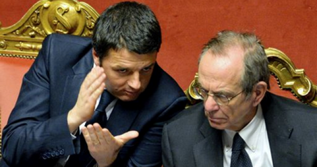 Padoan-Renzi, altro scontro. "Ripresa a rischio". "Non è vero"