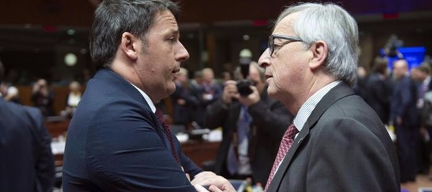 Gelo Roma-Bruxelles, Renzi a Junker: "Italia merita rispetto"
