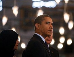 Obama in visita per la prima volta in una moschea americana