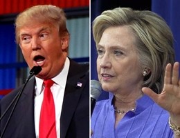 Usa 2016, Clinton e Trump quasi alla pari nella corsa presidenza