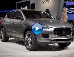 A Ginevra al via salone dell'auto, da Maserati primo suv Levante