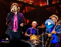 Estratto del concerto dei Rolling Stones a Rio de Janeiro