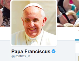 Papa "partecipa" a vertice Onu su clima via Twitter e Instagram