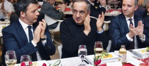 Renzi innamorato di Marchionne: “Per l’Italia ha fatto più di certi sindacalisti”
