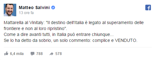 twitter salvini