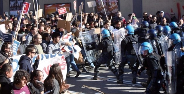 PROTESTA POLIZIA
