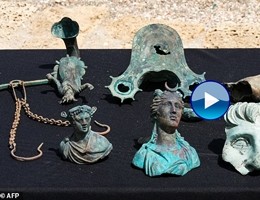 Israele, a Cesarea ritrovato il carico di una nave d'epoca romana