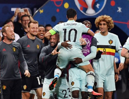 Euro 2016: Belgio travolge 4-0 Ungheria, ai quarti sfida Galles