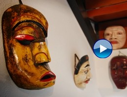 A Palermo in esposizione maschere da tutto il mondo