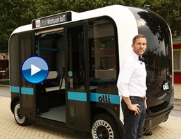 Olli, il minibus costruito grazie a una stampante in 3D