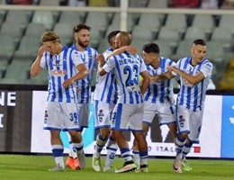 Pescara vicino al ritorno in serie A, 2-0 al Trapani