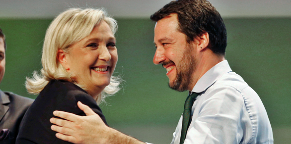 Effetto Brexit, esulta Salvini: "Ora tocca a noi". Le Pen: "Ora serve un referendum in Francia"