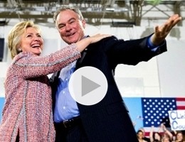 Hillary Clinton sceglie Tim Kaine come vice presidente: “Benvenuto nel mio team”