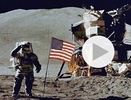 21 luglio 1969, l'uomo cammina per la prima volta sulla Luna