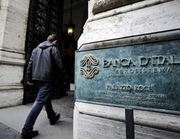 Bankitalia: rischi da difficoltà banche, sì ad aiuto pubblico. Pil 2016 sotto 1%