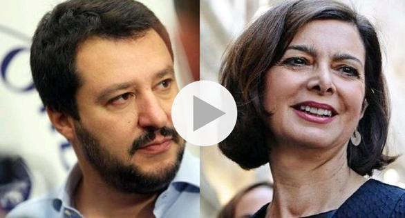 Salvini paragona Boldrini ad una bambola gonfiabile. E scoppia la polemica