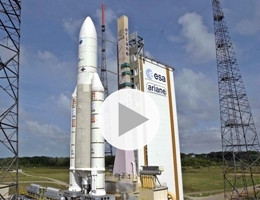 Ariane 5 lancia in orbita due satelliti per telecomunicazioni
