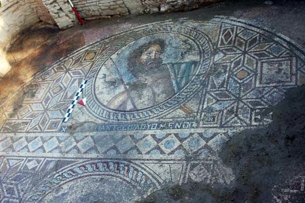 Turchia, scoperto mosaico di Poseidone nella provincia di Adana