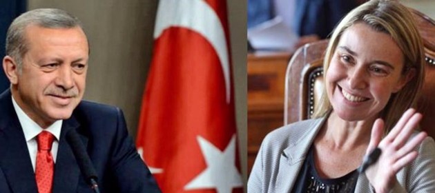 Erdogan accusa Occidente di sostenere “golpisti”. E attacca la Mogherini
