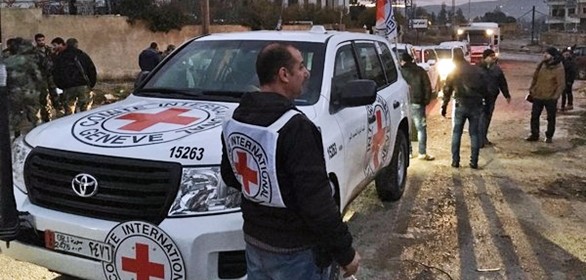 siria aiuti umanitari soccorsi croce