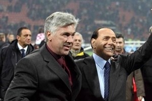 Calcio, Ancelotti: da Berlusconi critiche sempre costruttive