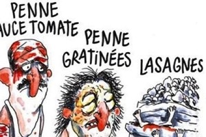 Sisma, morti come lasagne: bufera sulla vignetta di Charlie Hebdo
