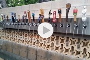 Inaugurata in Slovenia la prima fontana di birra