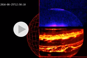 Spazio Juno e le aurore di Giove, le prime immagini della sonda