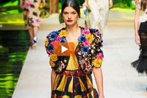 Moda, spaghetti sui vestiti: è la festa di Dolce e Gabbana