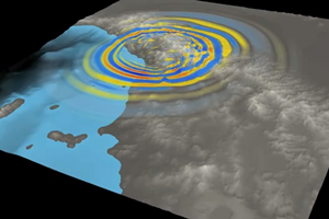 Sisma, l’animazione della propagazione delle onde sismiche
